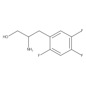 (2S)-2-amino-3-(2,4,5-trifluorophenyl)propan-1-ol结构式