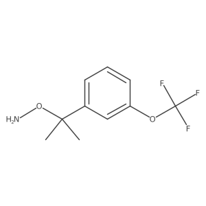 O-{2-[3-(trifluoromethoxy)phenyl]propan-2-yl}hydroxylamine Structure
