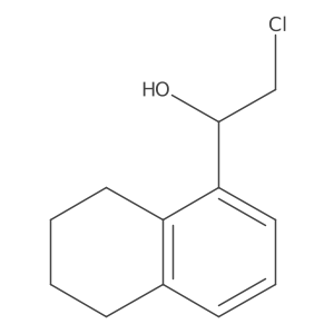 2-Chloro-1-(5,6,7,8-tetrahydronaphthalen-1-yl)ethan-1-ol Structure