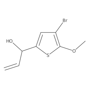 1-(4-Bromo-5-methoxythiophen-2-yl)prop-2-en-1-ol Structure