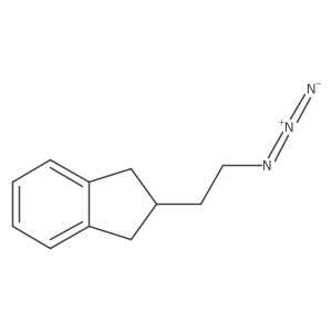 2-(2-azidoethyl)-2,3-dihydro-1H-indene结构式
