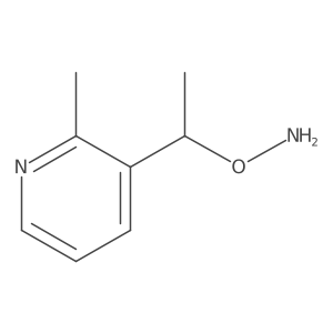 O-[1-(2-methylpyridin-3-yl)ethyl]hydroxylamine结构式