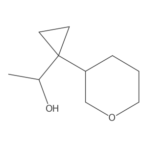 1-[1-(Oxan-3-yl)cyclopropyl]ethan-1-ol Structure
