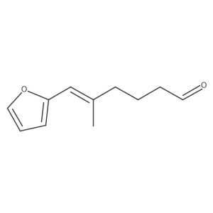 6-(Furan-2-yl)-5-methylhex-5-enal结构式