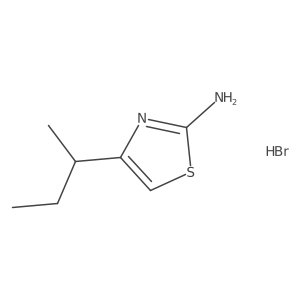 4-(sec-Butyl)thiazol-2-amine hydrobromide Structure