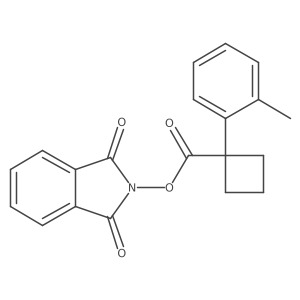 1,3-dioxo-2,3-dihydro-1H-isoindol-2-yl 1-(2-methylphenyl)cyclobutane-1-carboxylate Structure