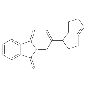 1,3-dioxo-2,3-dihydro-1H-isoindol-2-yl (4Z)-cyclooct-4-ene-1-carboxylate结构式