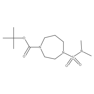 Tert-butyl 4-(dimethylsulfamoyl)-1,4-diazepane-1-carboxylate Structure