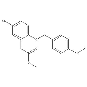 Methyl 2-(5-chloro-2-((4-methoxybenzyl)oxy)phenyl)acetate Structure
