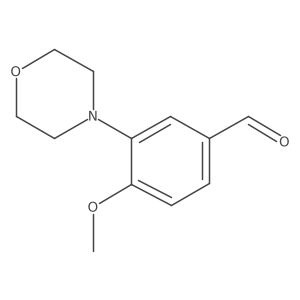 4-Methoxy-3-morpholinobenzaldehyde结构式