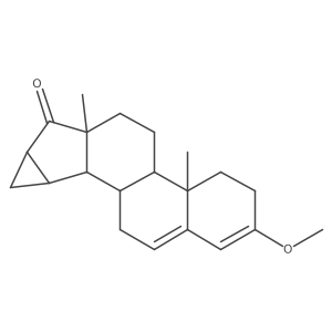 15beta,16beta-Methylene-3-methoxyandrosta-3,5-diene-17-one结构式