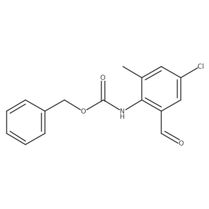 benzyl N-(4-chloro-2-formyl-6-methylphenyl)carbamate Structure