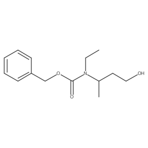 benzyl N-ethyl-N-(4-hydroxybutan-2-yl)carbamate结构式