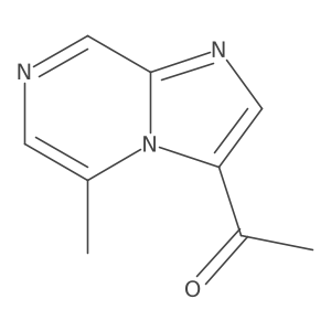1-(5-Methylimidazo[1,2-a]pyrazin-3-yl)ethan-1-one Structure