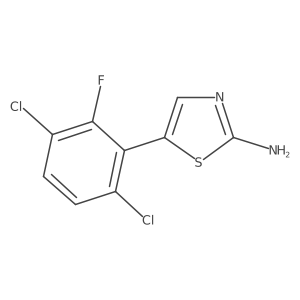 5-(3,6-Dichloro-2-fluorophenyl)thiazol-2-amine Structure