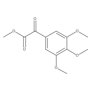 Methyl 2-oxo-2-(3,4,5-trimethoxyphenyl)acetate结构式
