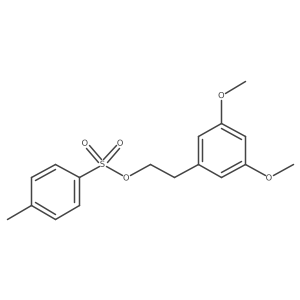 2-(3,5-Dimethoxyphenyl)ethyl 4-methylbenzene-1-sulfonate结构式