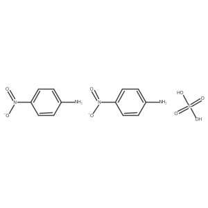 Benzenamine, 4-nitro-, sulfate (2:1)结构式