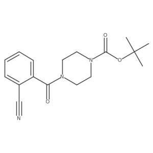 Tert-butyl 4-(2-cyanobenzoyl)piperazine-1-carboxylate结构式