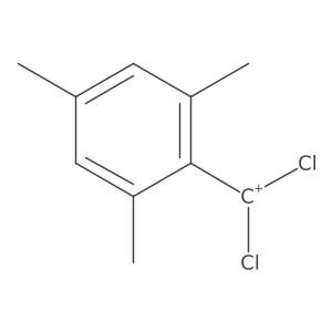 Methylium, dichloro(2,4,6-trimethylphenyl)- Structure