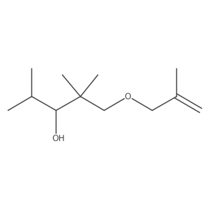 3-Pentanol, 2,2,4-trimethyl-1-((2-methyl-2-propenyl)oxy)-结构式