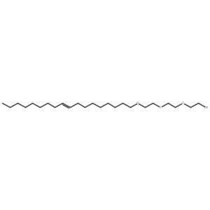 2-[2-[2-[[(Z)-9-Octadecenyl]oxy]ethoxy]ethoxy]ethanol Structure