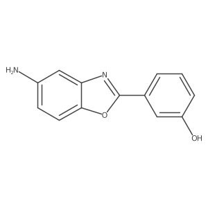 3-(5-Amino-2-benzoxazolyl)phenol结构式