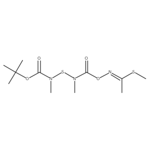 N(N-ME-Tbuo carbamylthio)methomyl Structure