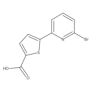 5-(6-Bromopyridin-2-yl)thiophene-2-carboxylic acid结构式