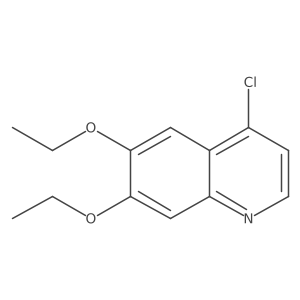 4-Chloro-6,7-diethoxyquinoline结构式