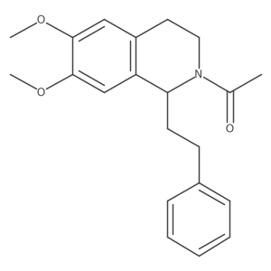 1-(6,7-Dimethoxy-1-phenethyl-3,4-dihydro-1H-isoquinolin-2-yl)-ethanone Structure