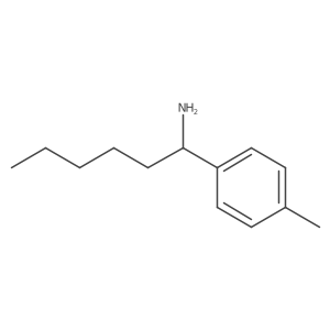 1-(4-Methylphenyl)hexan-1-amine Structure