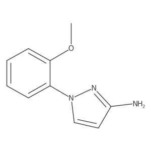 1-(2-methoxyphenyl)-1H-pyrazol-3-amine结构式