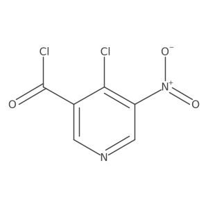 4-Chloro-5-nitropyridine-3-carbonyl chloride Structure