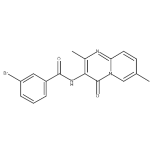 3-bromo-N-(2,7-dimethyl-4-oxo-4H-pyrido[1,2-a]pyrimidin-3-yl)benzamide Structure