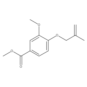Methyl 3-methoxy-4-(2-methylallyloxy)benzoate Structure
