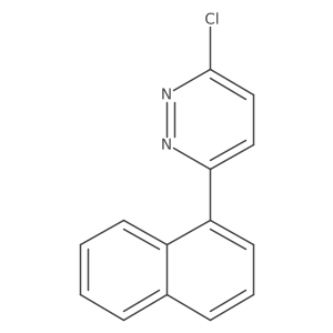 3-Chloro-6-(1-naphthyl)pyridazine结构式