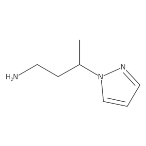 3-(1H-Pyrazol-1-YL)butan-1-amine Structure