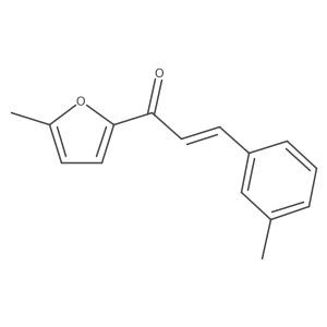 (2E)-1-(5-Methylfuran-2-yl)-3-(3-methylphenyl)prop-2-en-1-one结构式