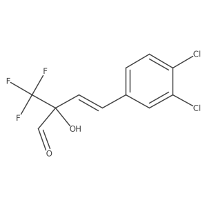 3-Butenal, 4-(3,4-dichlorophenyl)-2-hydroxy-2-(trifluoromethyl)-, (E)- Structure