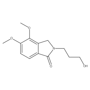 1h-Isoindol-1-one,2,3-dihydro-2-(3-hydroxypropyl)-4,5-dimethoxy-结构式
