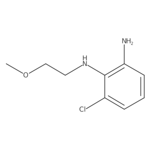 6-chloro-1-N-(2-methoxyethyl)benzene-1,2-diamine结构式