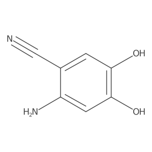 2-Amino-4,5-dihydroxybenzonitrile Structure