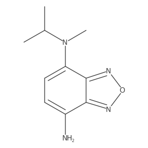 N4-methyl-N4-(propan-2-yl)-2,1,3-benzoxadiazole-4,7-diamine结构式