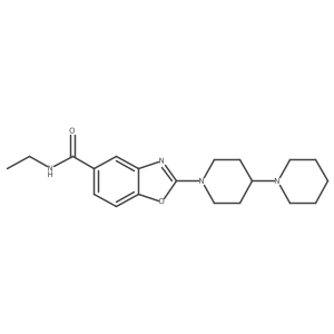 2-[1,4'-Bipiperidin]-1'-yl-N-ethyl-5-benzoxazolecarboxamide Structure
