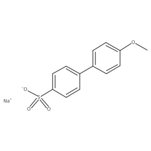 Sodium 4'-methoxy-[1,1'-biphenyl]-4-sulfonate结构式