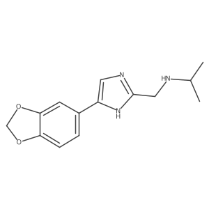 {[4-(2H-1,3-benzodioxol-5-yl)-1H-imidazol-2-yl]methyl}(propan-2-yl)amine Structure