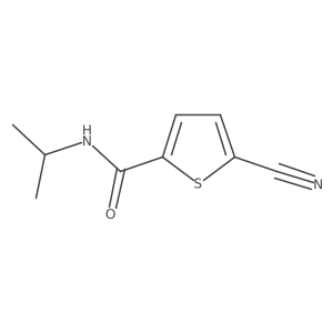 5-cyano-N-propan-2-ylthiophene-2-carboxamide Structure