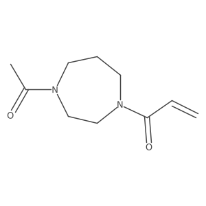 1-(4-Acetyl-1,4-diazepan-1-yl)prop-2-en-1-one Structure