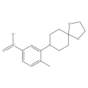 8-(2-Methyl-5-nitro-phenyl)-1,4-dioxa-8-aza-spiro[4.5]decane Structure